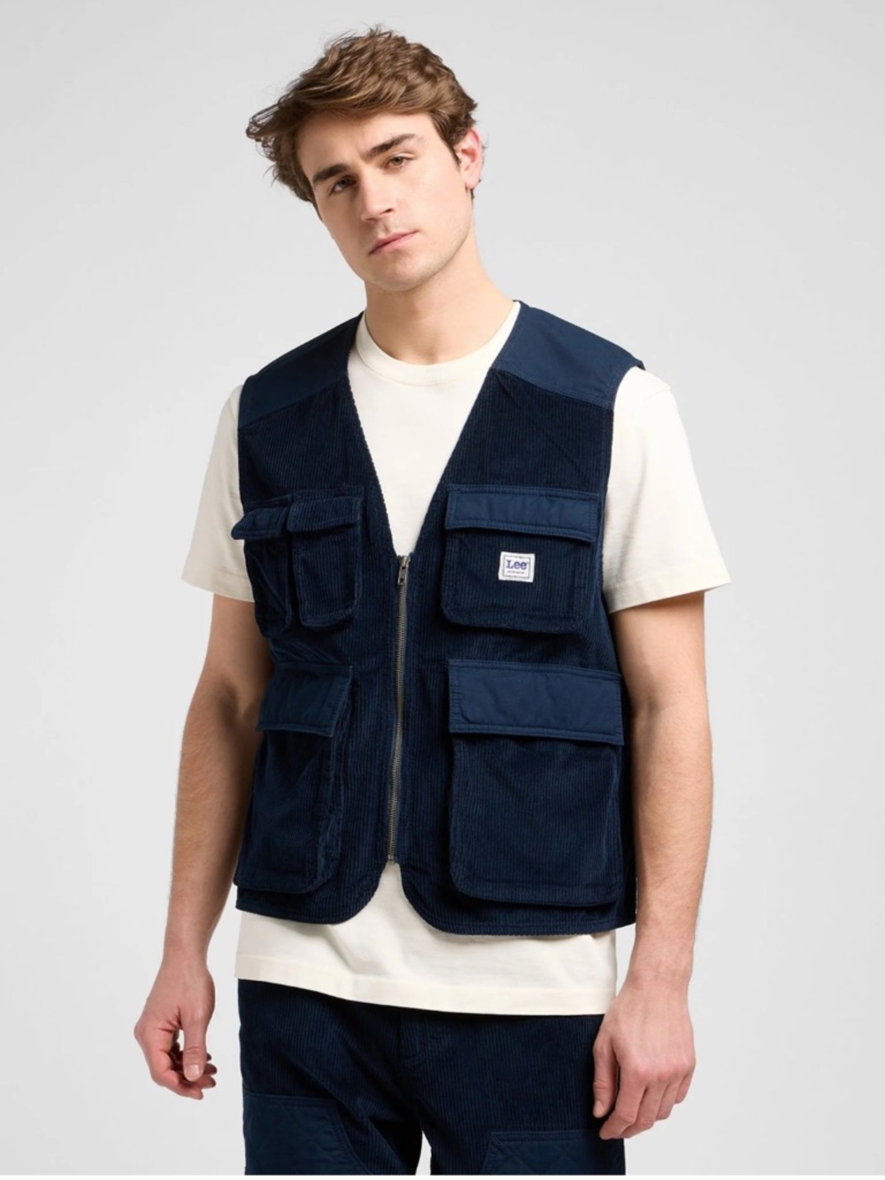 Lee Mixed Media Workwear Vest